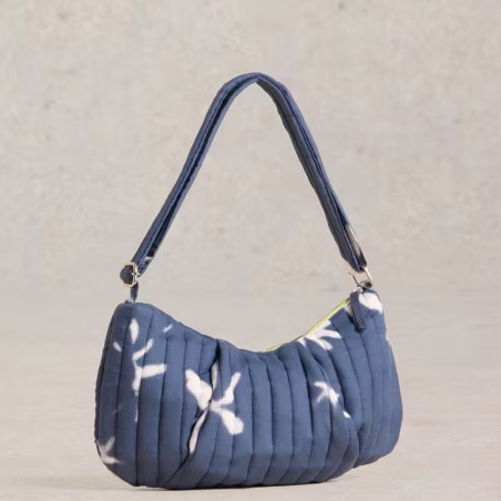 White Stuff Zoe Baguette Bag Navy