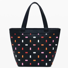 Desigual Fantasia Cabas Perforé Negro