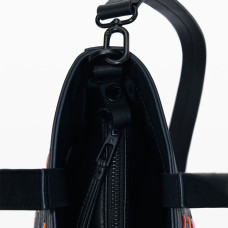 Desigual Fantasia Cabas Perforé Negro