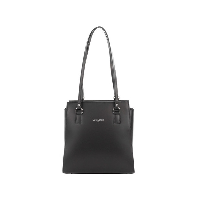 Lancaster Constance Sac porté Epaule et Sac à Dos 437-21 Noir