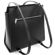 Lancaster Constance Sac porté Epaule et Sac à Dos 437-21 Noir dos