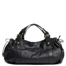 Gérard Darel Le 24 Heures Handbag Bubble Black Leather
