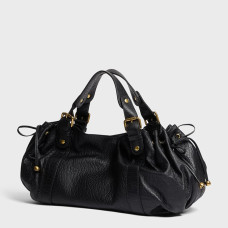 Gérard Darel Le 24 Heures Handbag Bubble Black Leather