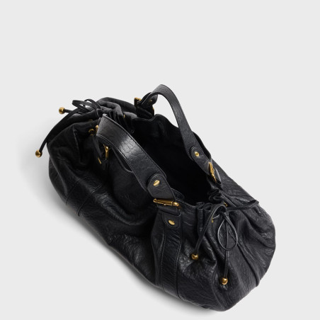 Gérard Darel Le 24 Heures Sac À Main Cuir Bubble Noir