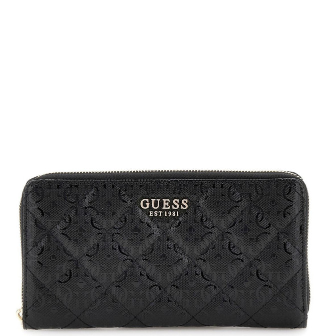 Guess Laurel Quilted Coin Purse Black