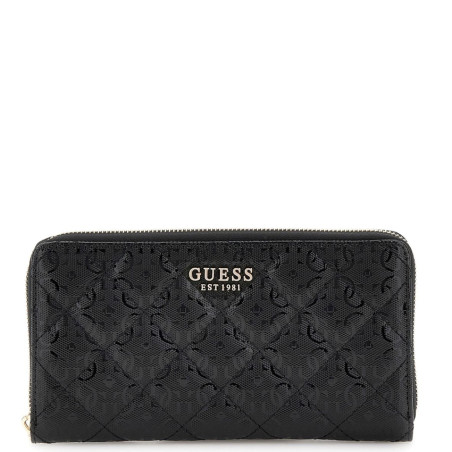Guess Laurel Quilted Coin Purse Black