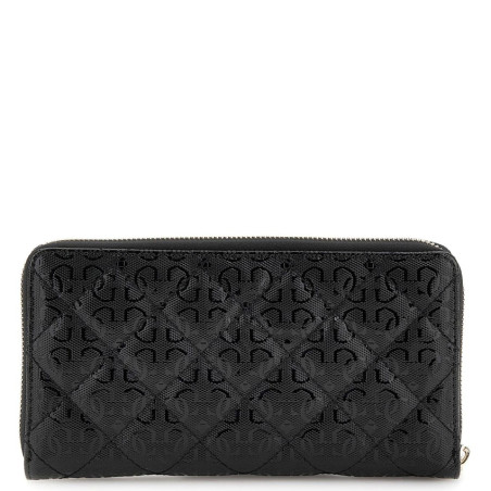 Guess Laurel Quilted Coin Purse Black