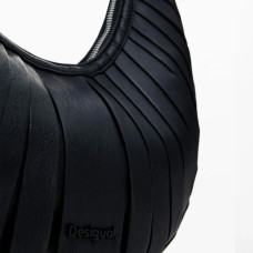 Desigual Kapela Sac à Bandoulière Asymétrique Moyen Negro