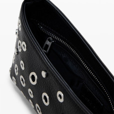 Desigual Rebel Shoulder Bag with Studs Black