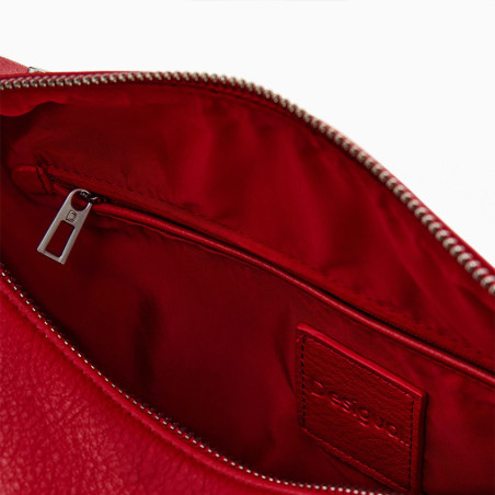 Desigual Rebel Spiked Handbag Red