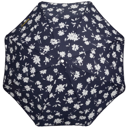 Isotoner Automatic X-TRA SOLIDE ALPHA Flower Marine Umbrella
