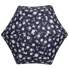 Isotoner X-Tra Solid Folding Umbrella Sea Flower: face the rain wit...
