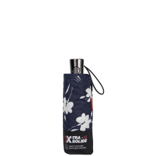 Isotoner X-Tra Solid Folding Umbrella Sea Flower: face the rain wit...