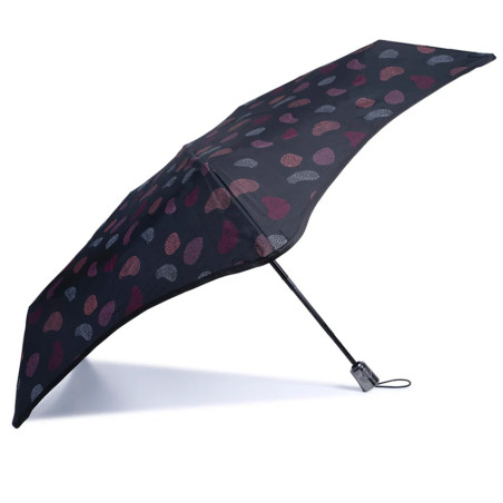 Isotoner X-Tra Solid Folding Polka Dot Contemporary Umbrella: face ...