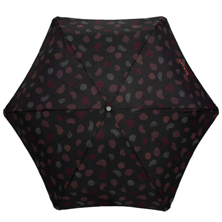 Isotoner X-Tra Solid Folding Polka Dot Contemporary Umbrella: face ...