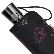 Isotoner X-Tra Solid Folding Polka Dot Contemporary Umbrella: face ...