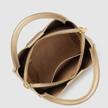 Lancaster Ida Double Shoulder Bag 470-83 Pale Gold