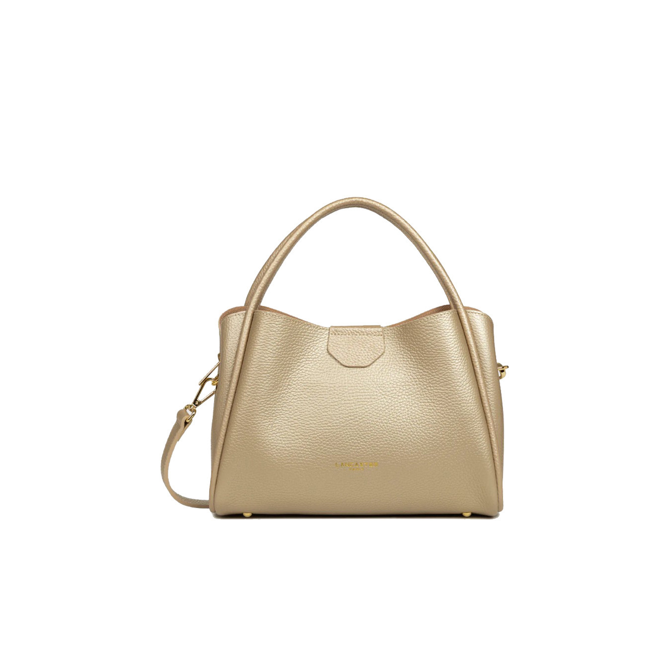 Lancaster Ida Double Shoulder Bag 470-84 Pale Gold