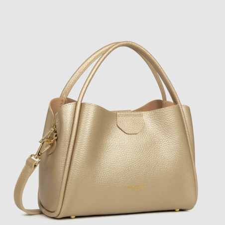 Lancaster Ida Double Shoulder Bag 470-84 Pale Gold