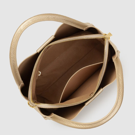 Lancaster Ida Double Shoulder Bag 470-84 Pale Gold