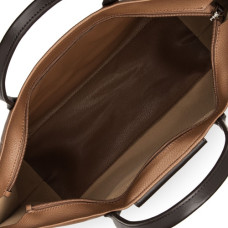 Lancaster Maye Grand Sac Cabas 517-179 Vison Marron ouvert