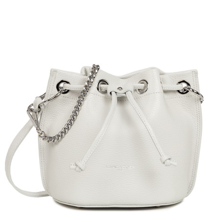 Lancaster Alba Double Bucket Bag 470-80 Light Grey In Silver