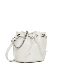 Lancaster Alba Double Bucket Bag 470-80 Light Grey In Silver