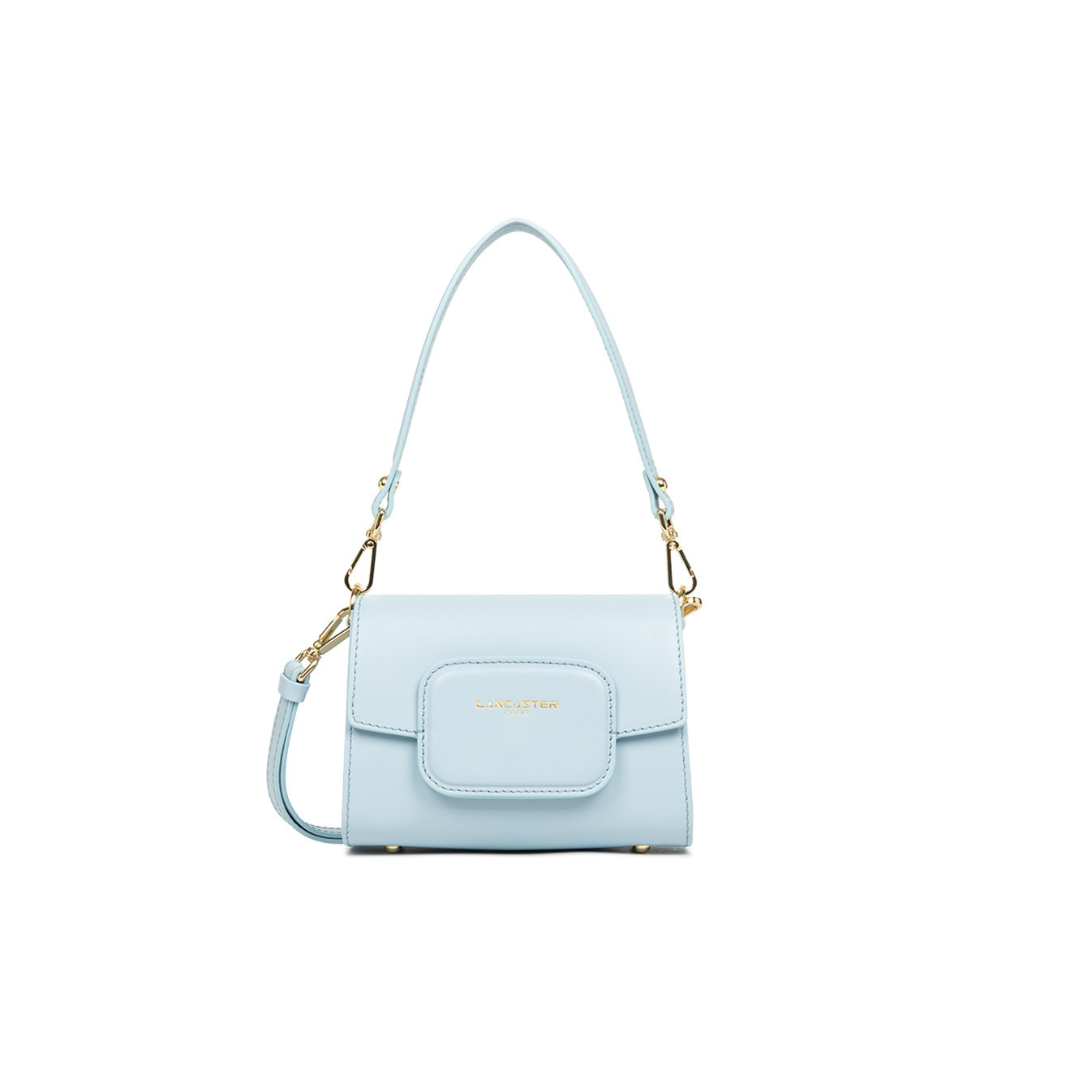 Lancaster Paris Pad Mini Trotter Bag 480-059 Smoky Blue