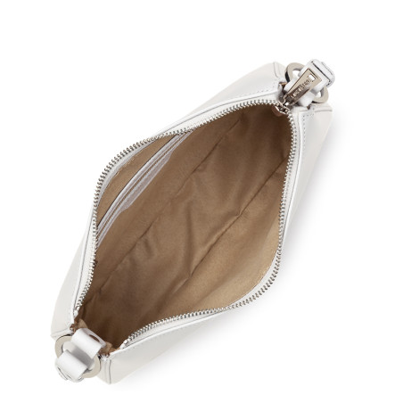 Lancaster Suave Ace Sac Baguette Trotteur 433-22 Gris Clair ouvert