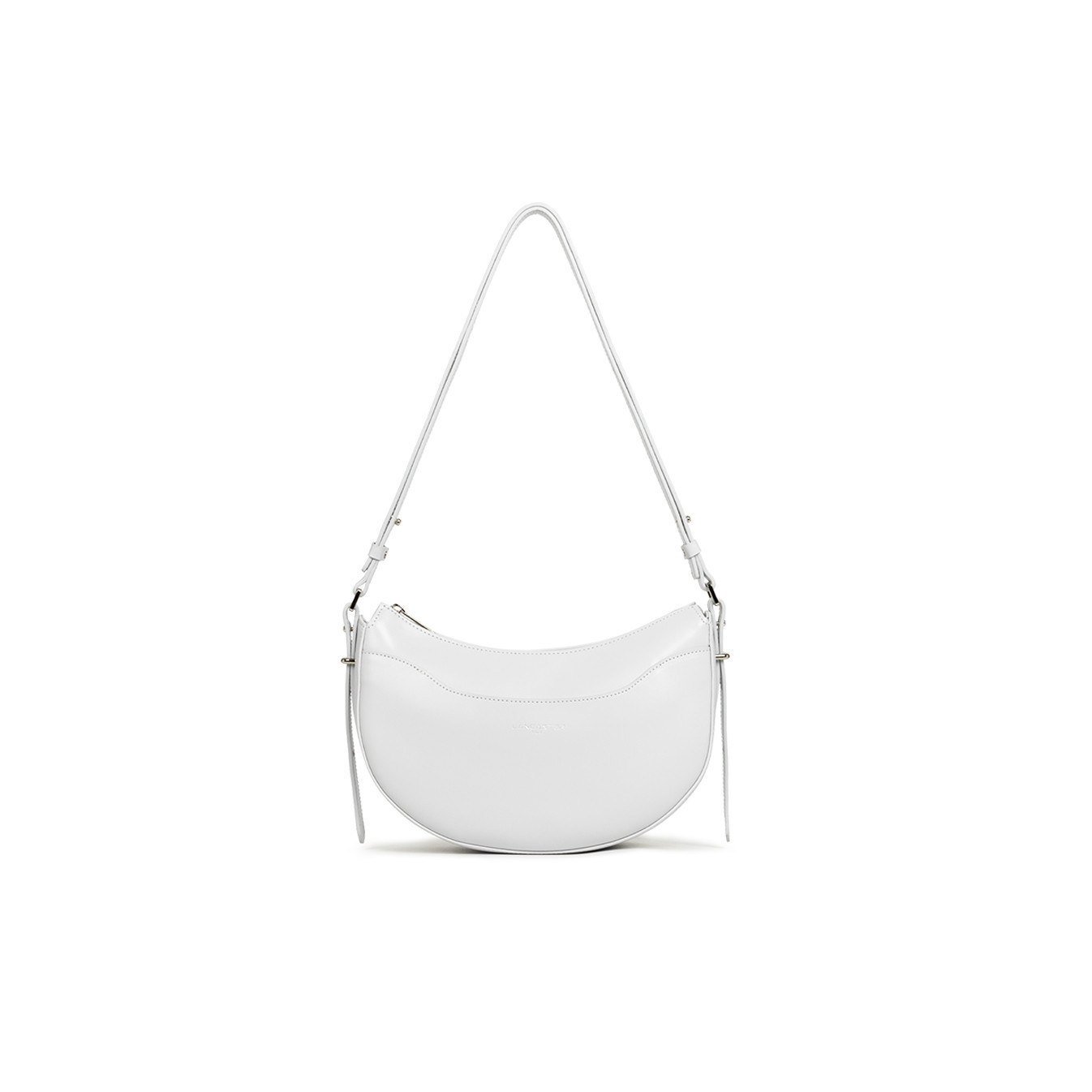 Lancaster Suave Ace Demi Lune Bag 433-28 Light Grey