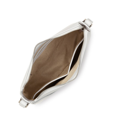 Lancaster Suave Ace Demi Lune Bag 433-28 Light Grey