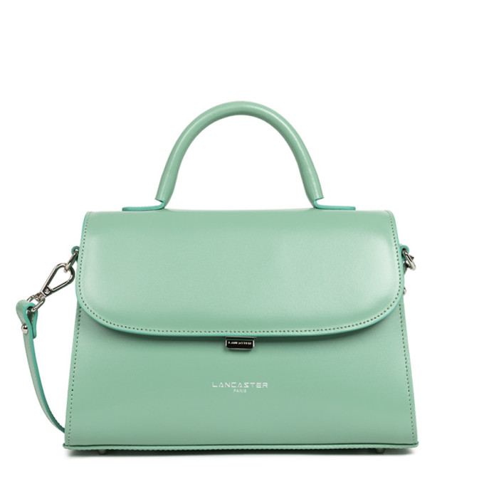 Lancaster Suave Even Sac à Main Cuir 433-17 Eucalyptus