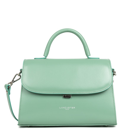 Lancaster Suave Even Leather Handbag 433-17 Eucalyptus