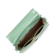 Lancaster Suave Even Leather Handbag 433-17 Eucalyptus