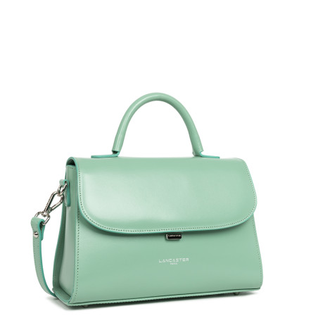 Lancaster Suave Even Leather Handbag 433-17 Eucalyptus