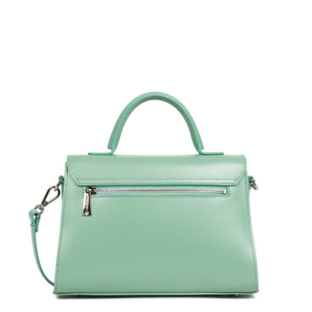 Lancaster Suave Even Leather Handbag 433-17 Eucalyptus