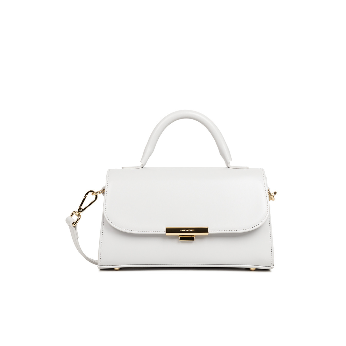 Lancaster Suave Evenly Handbag Leather 480-025 Light Grey