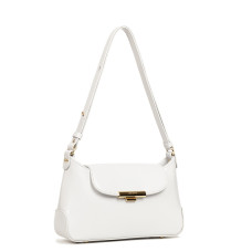 Lancaster Suave Evenly Sac Besace Cuir 480-026 Gris Clair