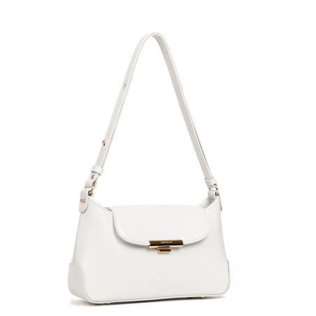 Lancaster Suave Evenly Sac Besace Cuir 480-026 Gris Clair