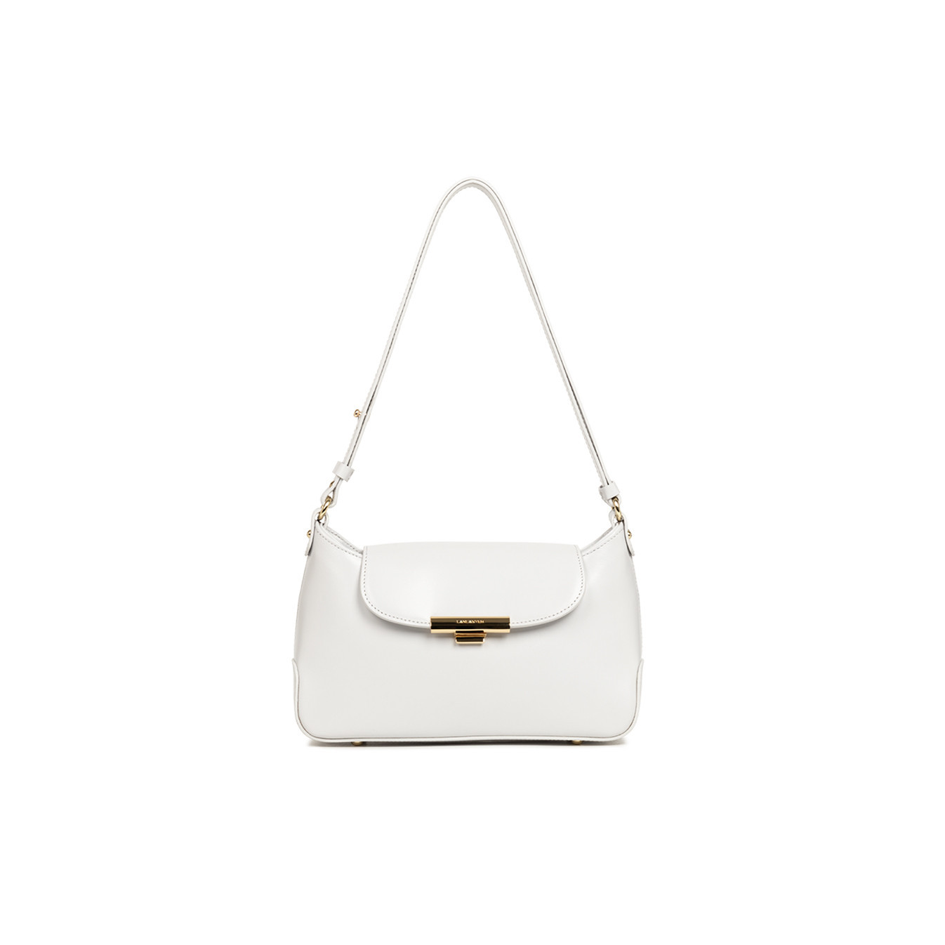 Lancaster Suave Evenly Sac Besace Cuir 480-026 Gris Clair