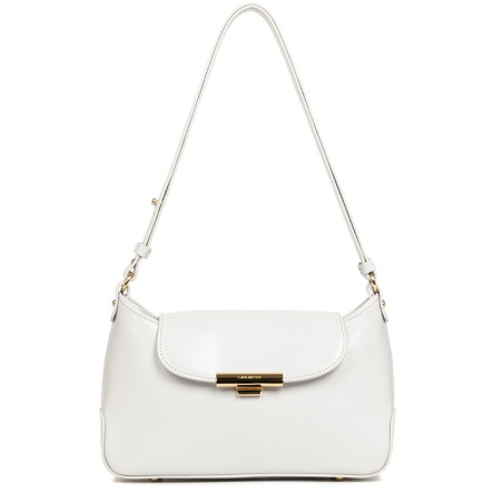 Lancaster Suave Evenly Sac Besace Cuir 480-026 Gris Clair