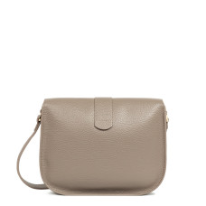 Lancaster Top Double Crossbody Bag with Flap 470-61 Galet In Or