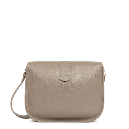 Lancaster Top Double Sac Besace A Rabat 470-61 Galet In Or dos