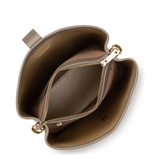 Lancaster Top Double Bucket Bag 470-62 Galet In Or