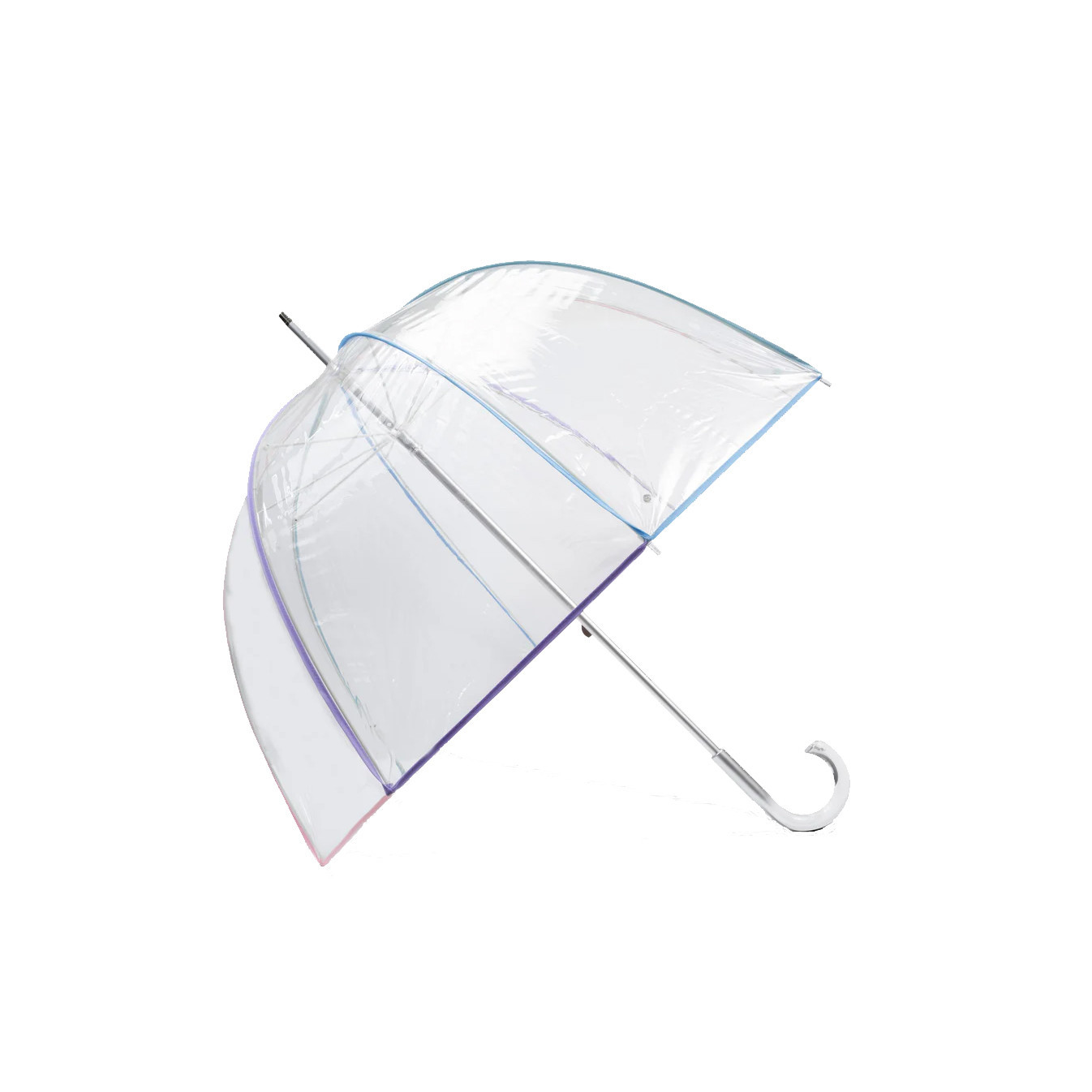 Isotoner Long Cane Umbrella PVC/Pastel
