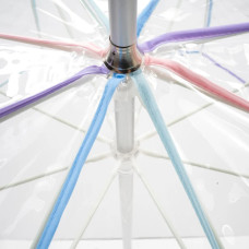 Isotoner Long Cane Umbrella PVC/Pastel
