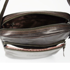 Lancaster Soft Vitage Men Pochette 320-12 Marron interieur