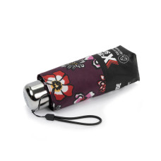 Isotoner Mini X-Tra Solid Folding Umbrella Flower Thoughts