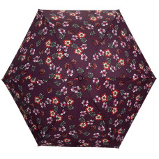 Isotoner Mini X-Tra Solid Folding Umbrella Flower Thoughts
