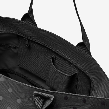 Reisenthel Extensible Shoulder Bag Glossy Dots Black